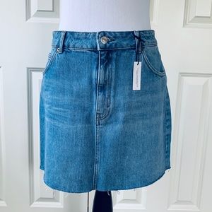 TOPSHOP Moto denim mini skirt NWT